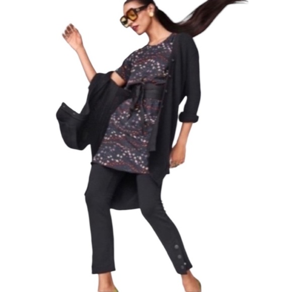 Cabi #3828 Muse Floral flutter sleeve dress XS - Picture 3 of 12